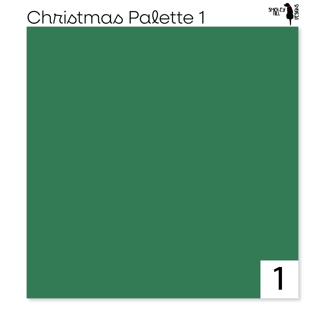 Glitter Lab™ Transparent Volume 1 Christmas Color Palette 1 art scene artwork
