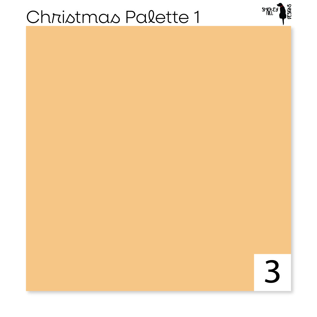 Glitter Lab™ Transparent Volume 1 Christmas Color Palette 3 art scene artwork