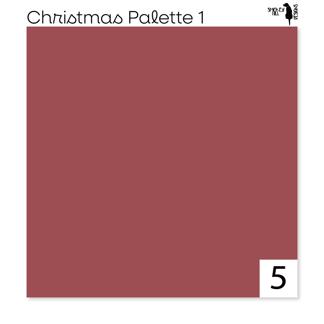 Glitter Lab™ Transparent Volume 1 Christmas Color Palette 5 art scene artwork