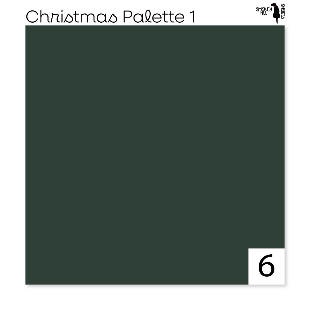 Glitter Lab™ Transparent Volume 1 Christmas Color Palette 6 art scene artwork