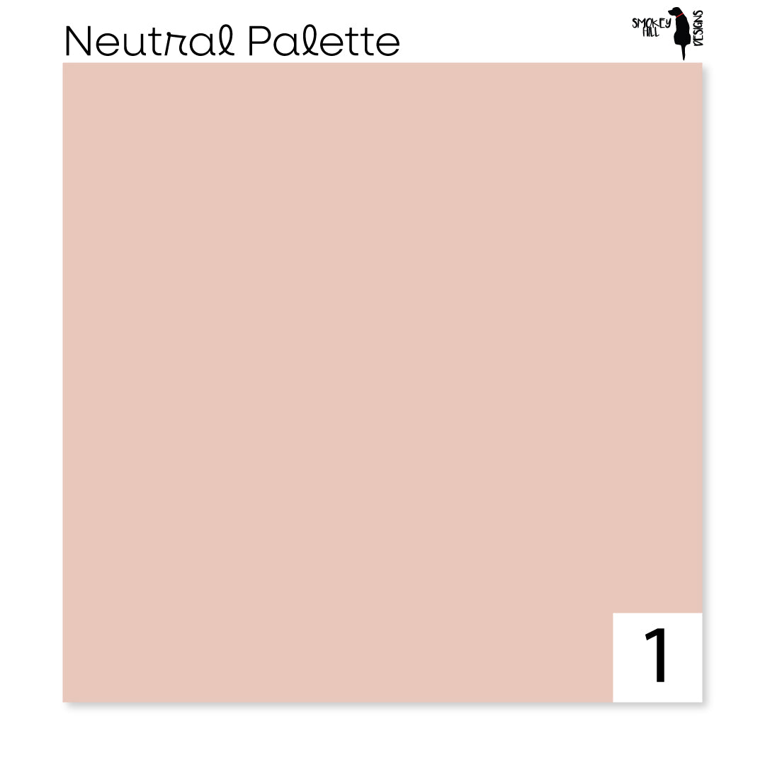 Glitter Lab™ Full Coverage Volume 1 Neutrals Color Palette 1 art scene artwork