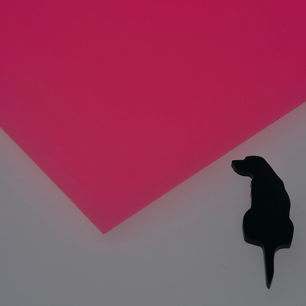 Glow Pink Solar Flare acrylic sheet