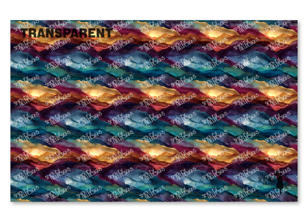 PatternPly® Transparent Glowing Hills