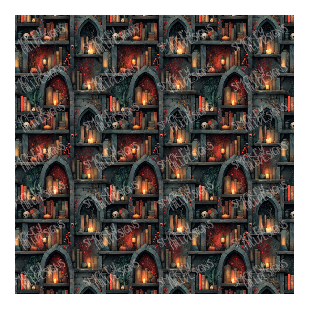 PatternPly® Full Coverage Goblins Bookshelf
