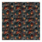 PatternPly® Transparent Goblins Bookshelf sheet showing the pattern