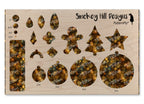 PatternPly® Transparent Gold Bokeh Snow product photo 3