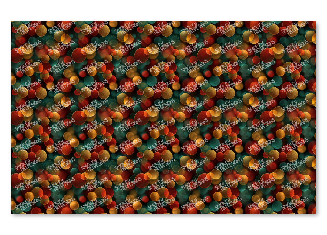 PatternPly® Full Coverage Gold Holiday Bokeh