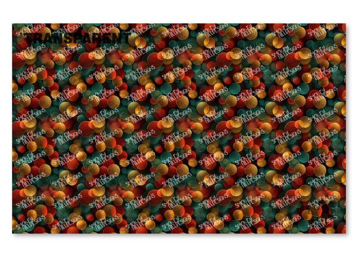 PatternPly® Transparent Gold Holiday Bokeh
