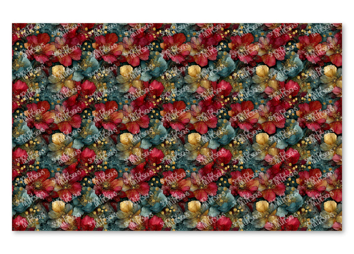 PatternPly® Full Coverage Gold Speckle Floral