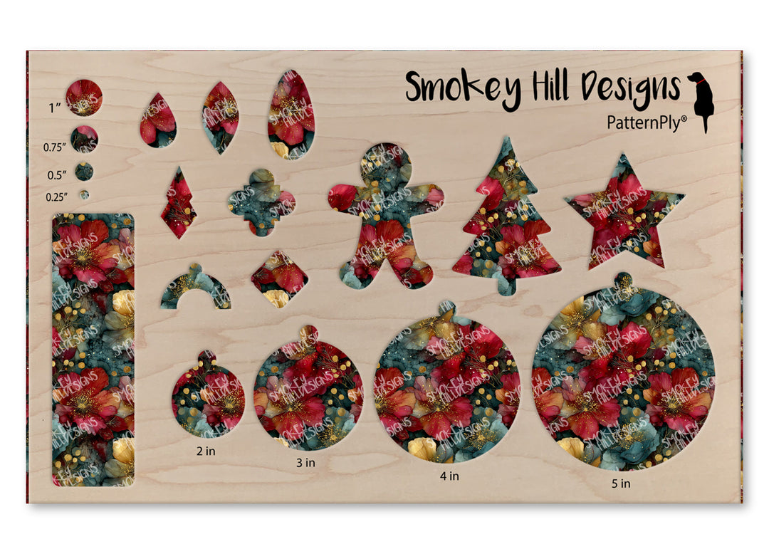 PatternPly® Transparent Gold Speckle Floral