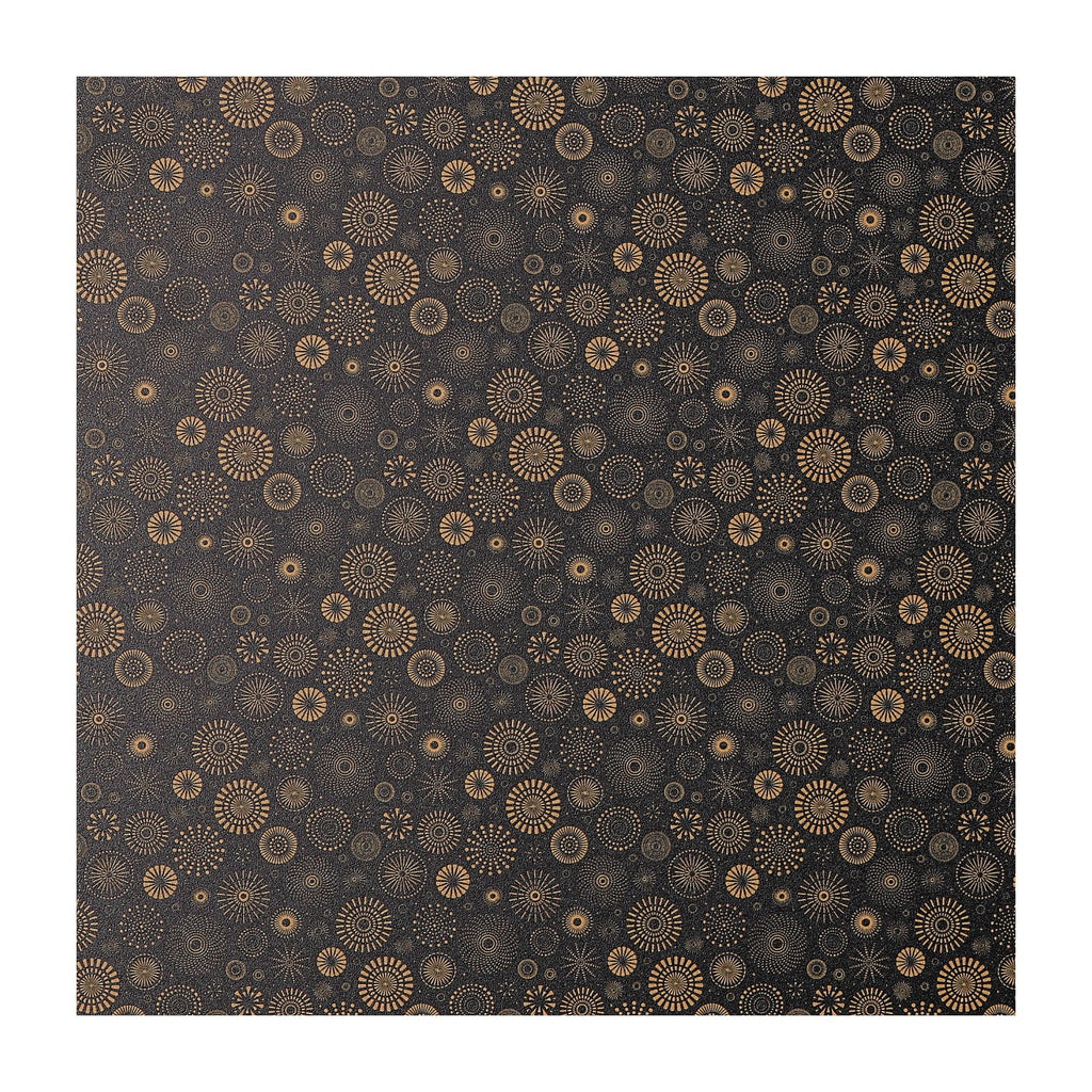 PatternPly® Full Coverage Golden Firework Burst sheet showing the pattern