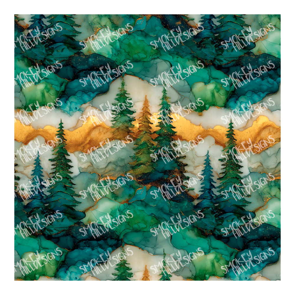 PatternPly® Transparent Golden Hillside
