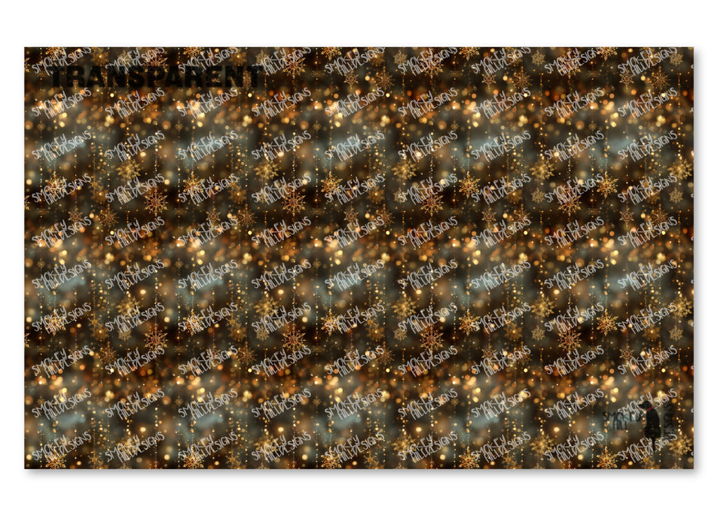 PatternPly® Transparent Golden Snow Strings product photo 2