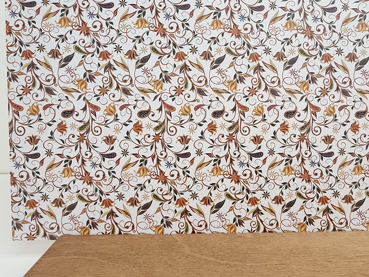 PatternPly® Full Coverage Golden Vines sheet showing the pattern