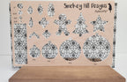 PatternPly® Scattered Gothic Wallpaper Large product photo 2