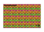 PatternPly® Transparent Gradient Mosaic Stained Glass Flowers product photo 2