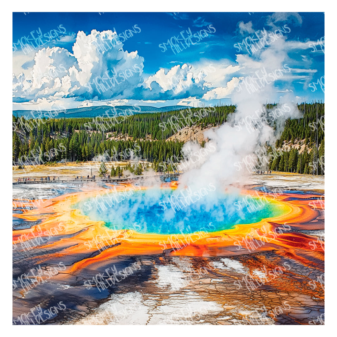 PatternPly® Transparent Grand Prismatic Spring sheet showing the pattern