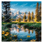 PatternPly® Transparent Grand Teton sheet showing the pattern