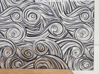 PatternPly® Scattered Grayscale Swirls sheet showing the pattern