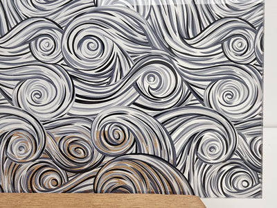 PatternPly® Scattered Grayscale Swirls