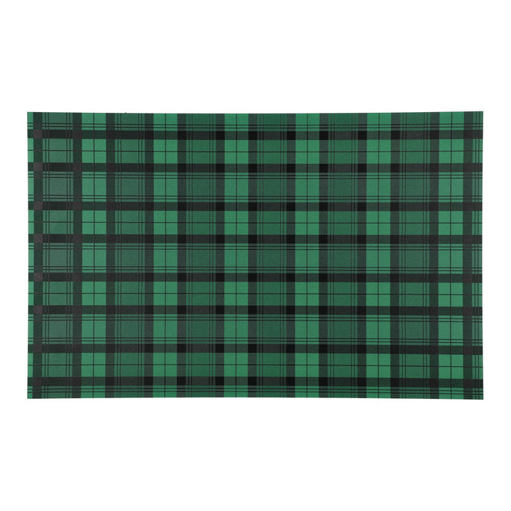 PatternPly® Transparent Green and Black Plaid
