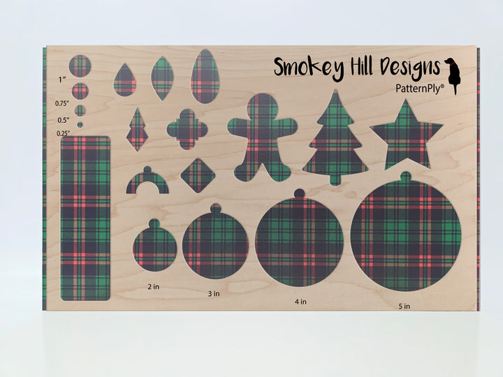 PatternPly® Full Coverage Green and Red Tartan Plaid