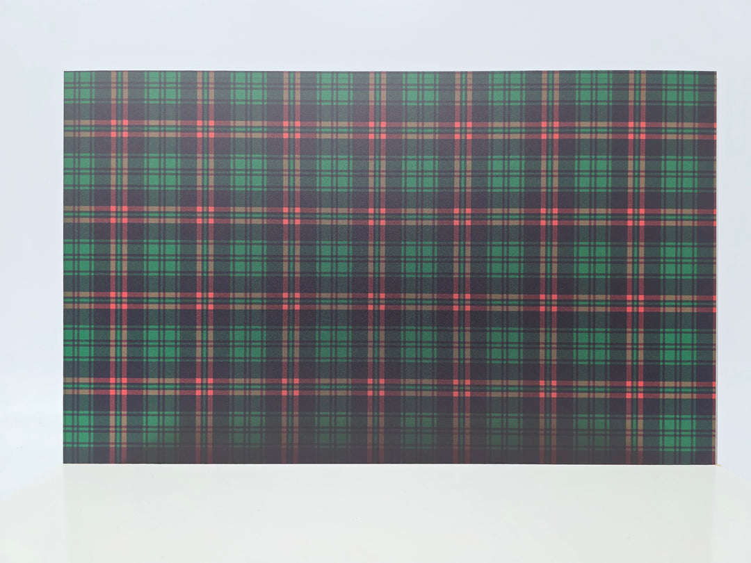 PatternPly® Full Coverage Green and Red Tartan Plaid