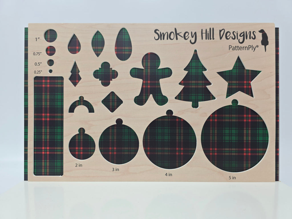PatternPly® Transparent Green and Red Tartan Plaid product photo 3