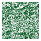 PatternPly® Transparent Green and White Swirls sheet showing the pattern
