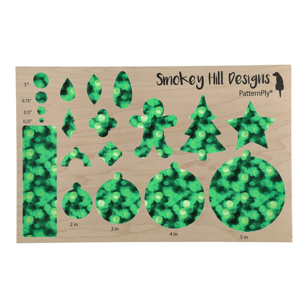 PatternPly® Transparent Green Bokeh