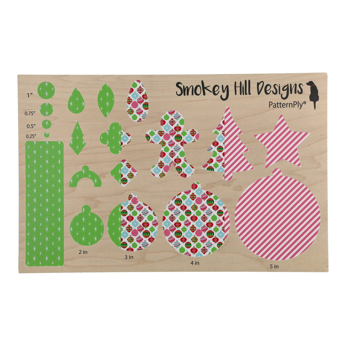 PatternPly® Full Coverage Green and Pink Mid Century Trio product photo 2