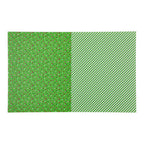 PatternPly® Full Coverage Green Retro Duo sheet showing the pattern
