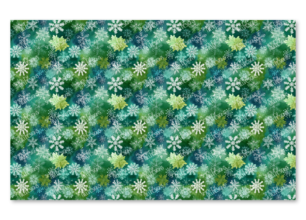 PatternPly® Transparent Green Snowflake product photo 4