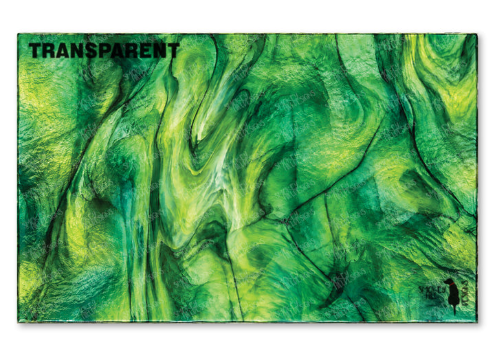 PatternPly® Transparent Realistic Green Stained Glass
