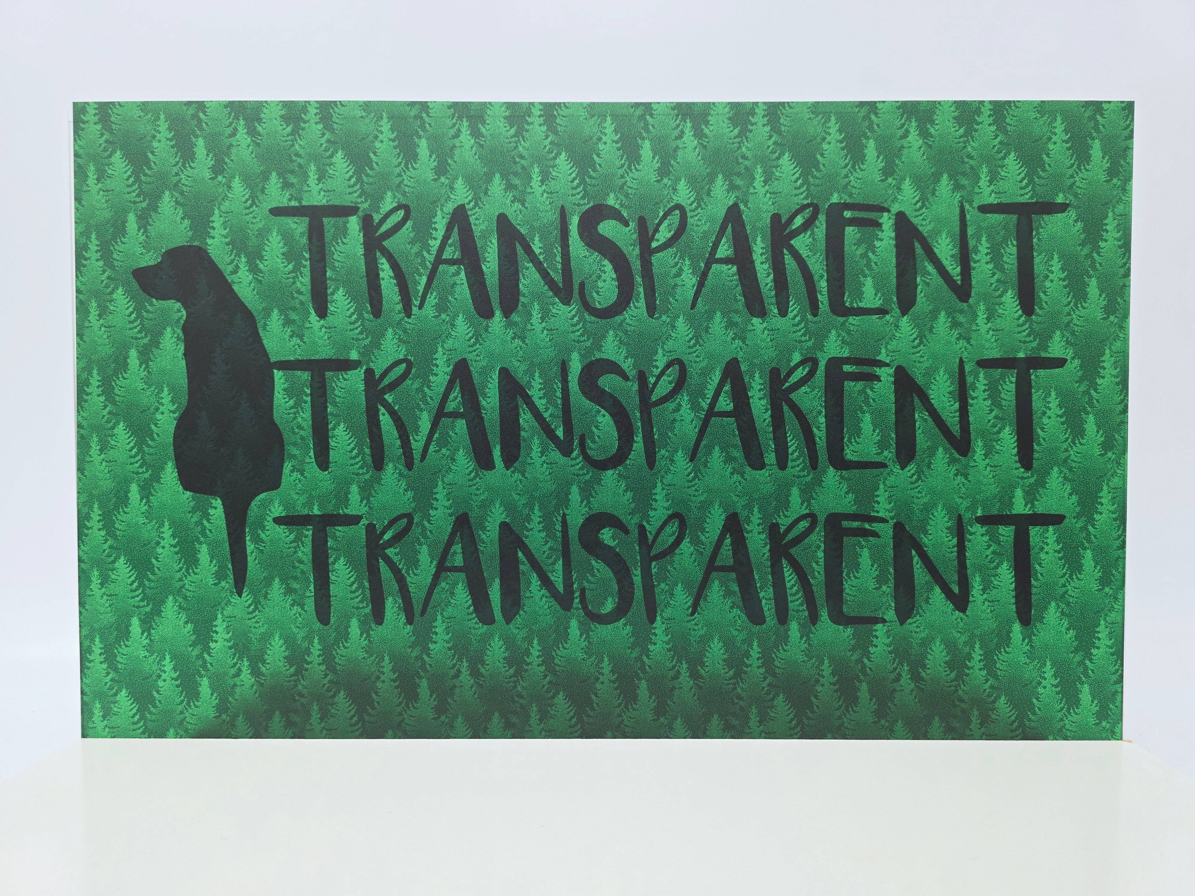 PatternPly® Transparent Green Stippling Trees – Smokey Hill Designs