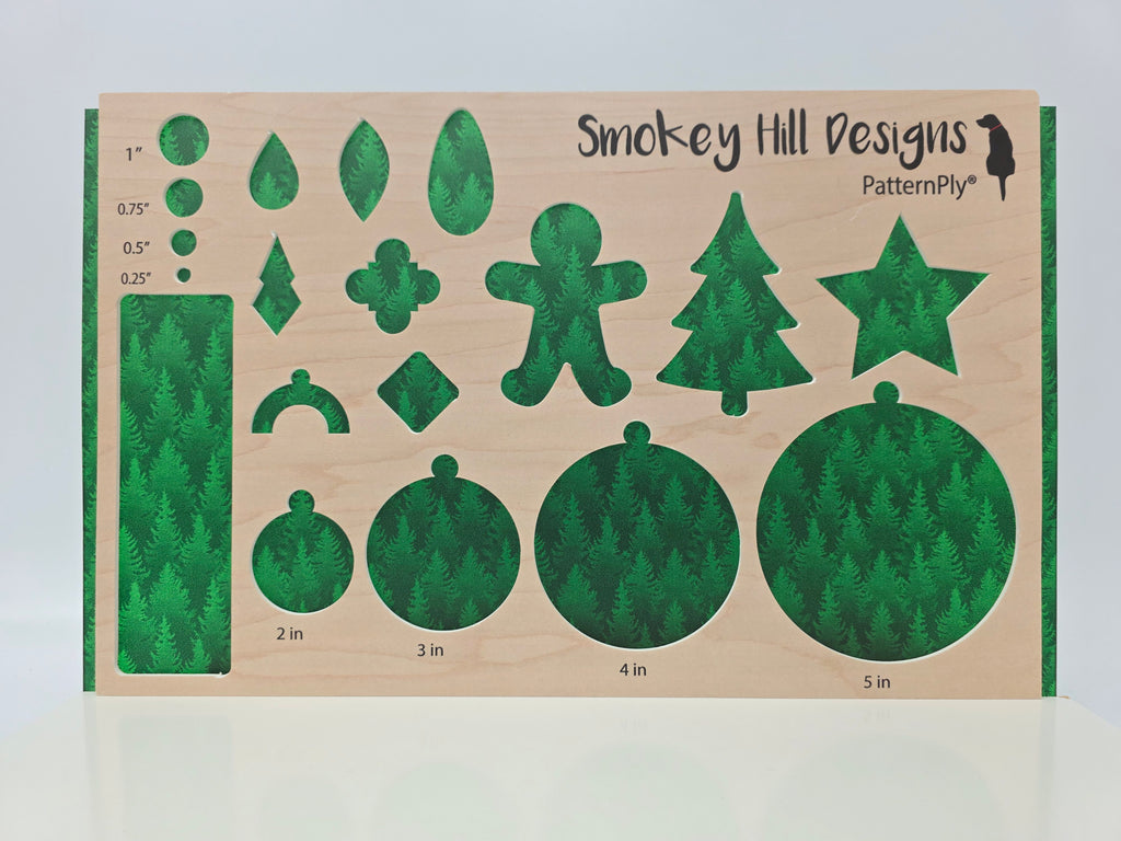 PatternPly® Transparent Green Stippling Trees product photo 3