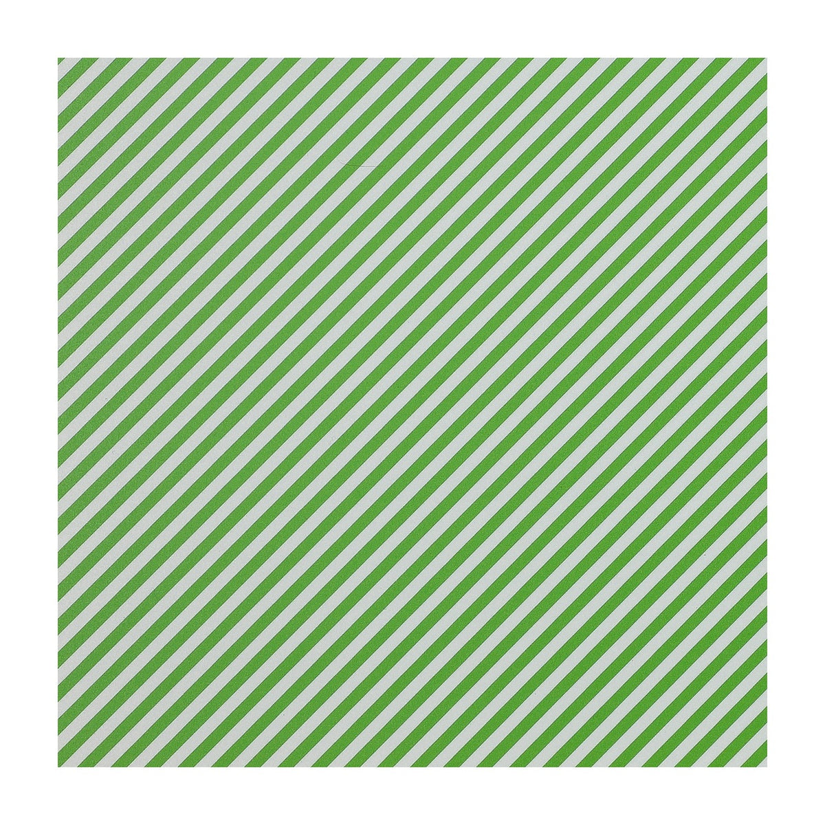 PatternPly® Full Coverage Green and White Diagonal Stripes sheet showing the pattern