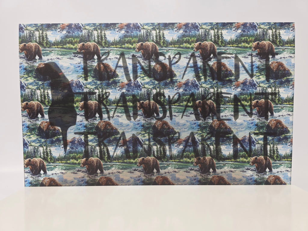 PatternPly® Transparent Grizzly Stream sheet showing the pattern