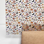 PatternPly® Scattered Micro Groovy Halloween sheet showing the pattern