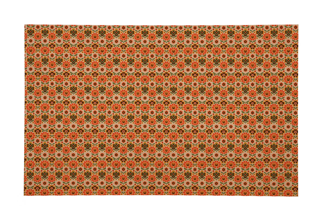 PatternPly® Naturals Groovy Pumpkin Flowers
