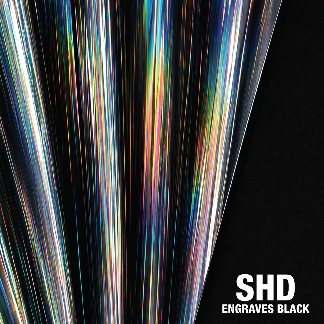 Gunmetal Holographic SmokeHide™ Leatherette