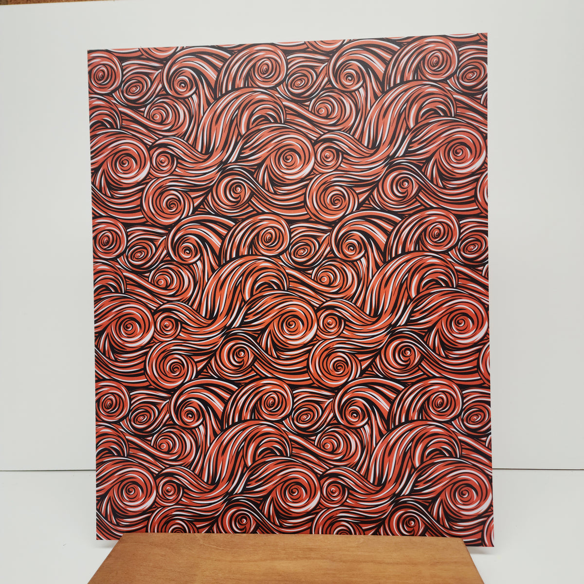PatternPly® 19x24" Halloween Swirls XL Scale sheet showing the pattern