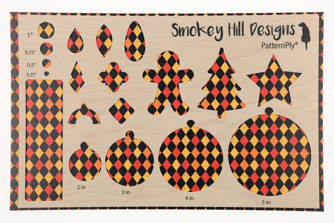 PatternPly® Transparent Halloween Diamonds