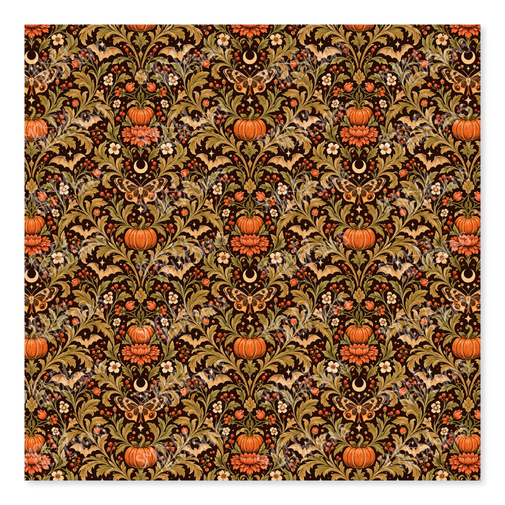 PatternPly® Transparent Halloween Harvest sheet showing the pattern
