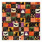 PatternPly® Transparent Halloween Patchwork sheet showing the pattern