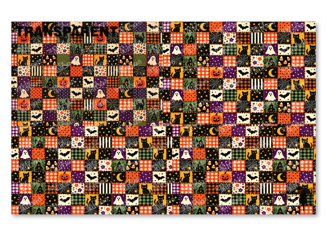 PatternPly® Transparent Halloween Patchwork