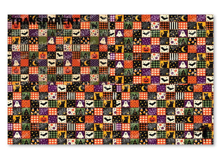PatternPly® Transparent Halloween Patchwork