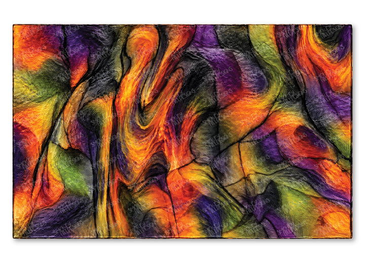 PatternPly® Full Coverage Realistic Halloween Stained Glass