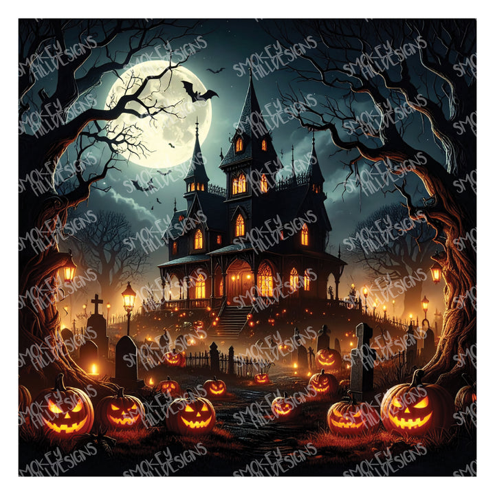 PatternPly® Transparent Haunted Mansion