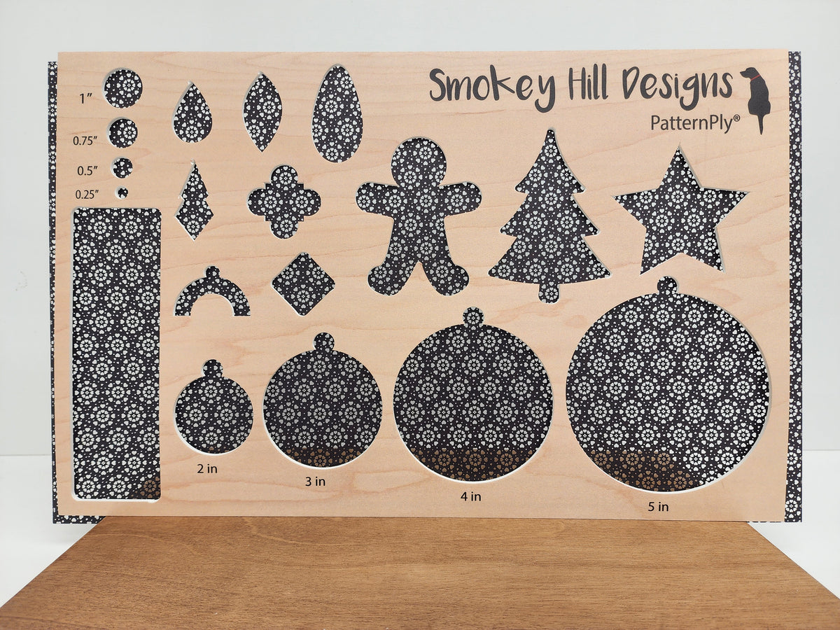 PatternPly® Scattered Heart Circles BLACK product photo 2